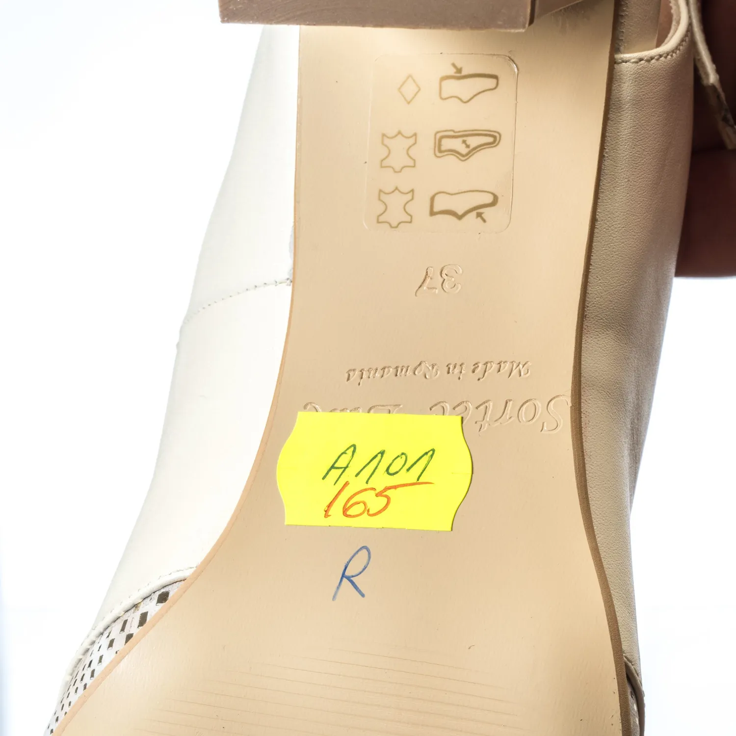 Catinca Shoes A101 BMA sandale dama piele bej auriu
