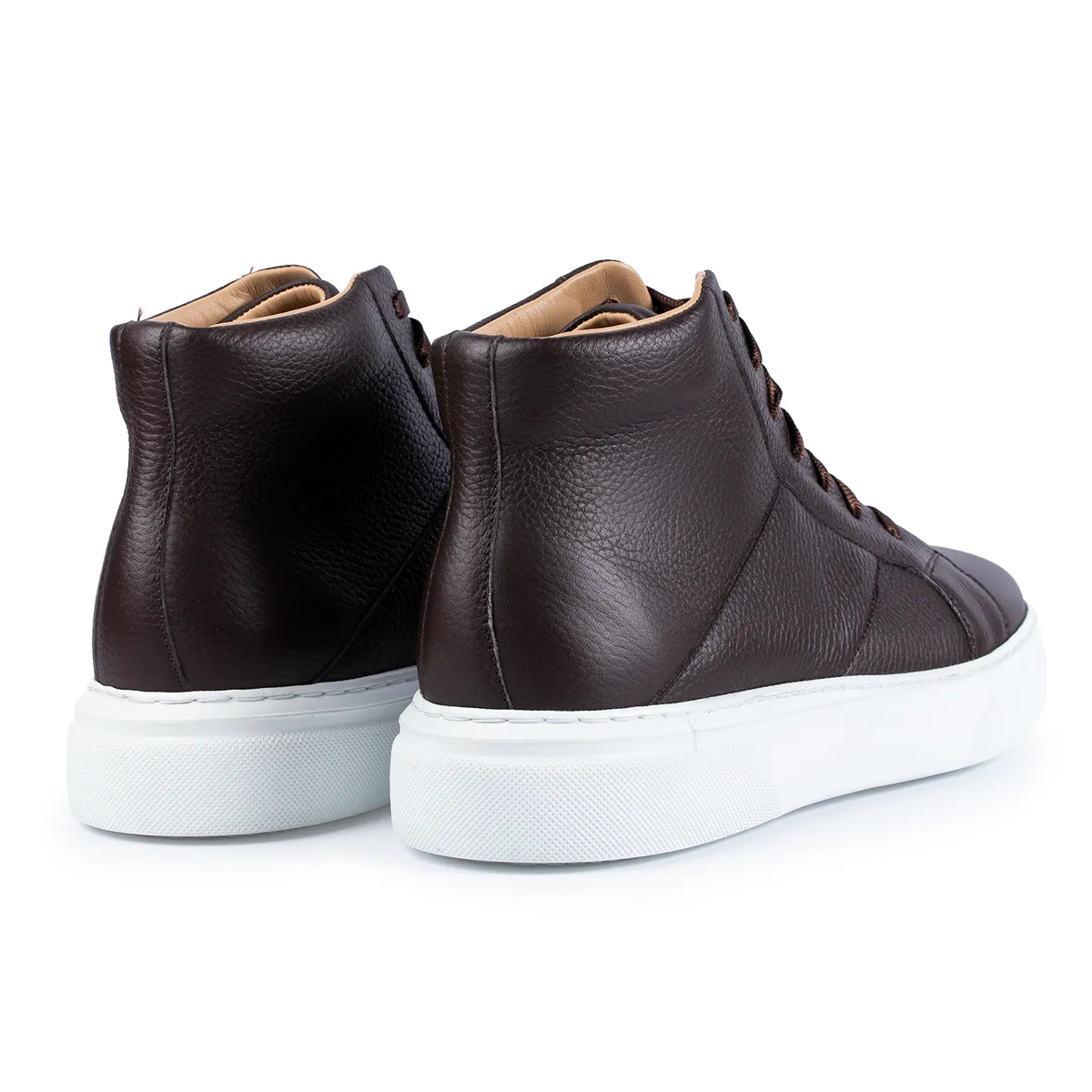 Lucas Shoes 855 Bizon ghete barbati maro piele naturala