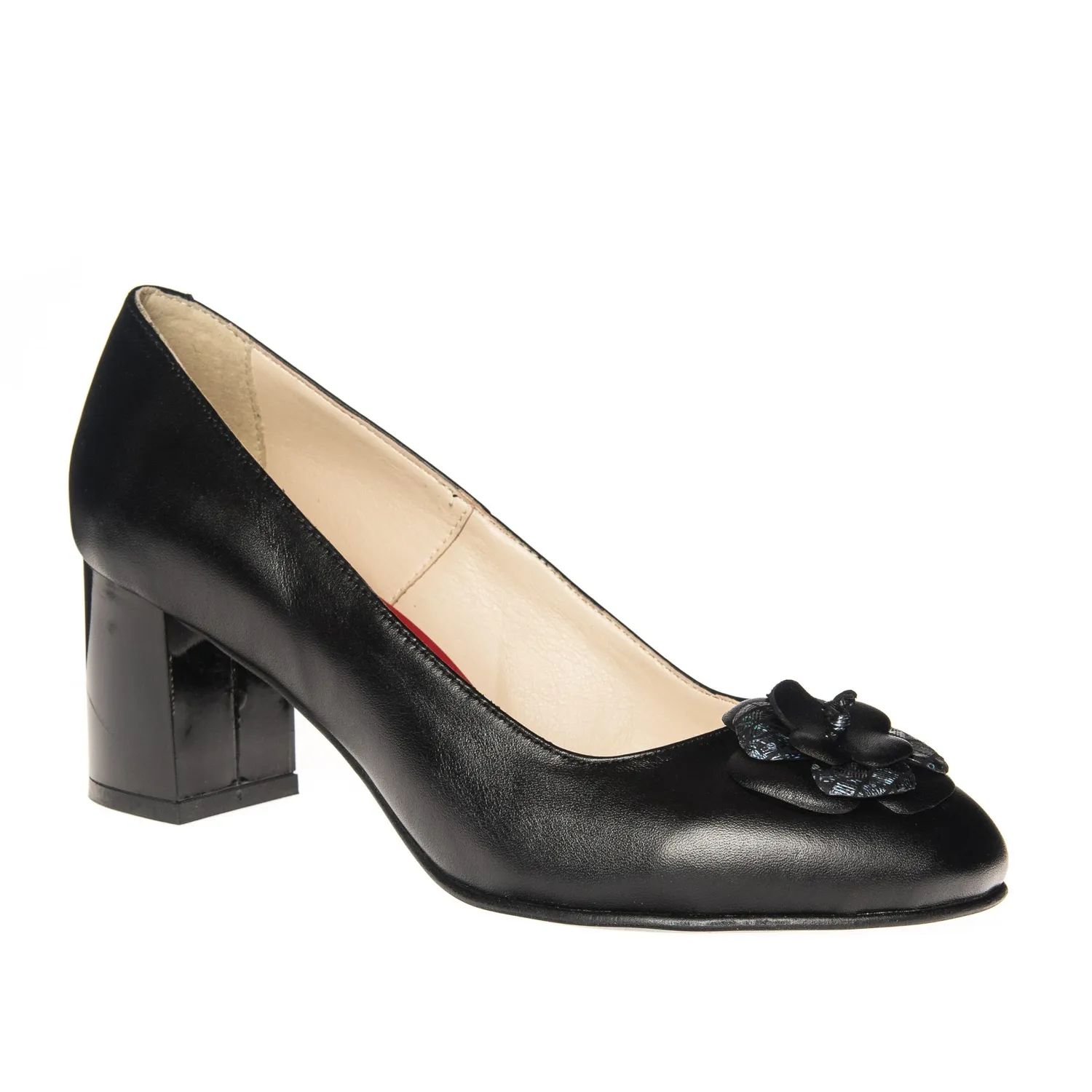 Catinca Shoes R6 N pantofi dama negri piele naturala