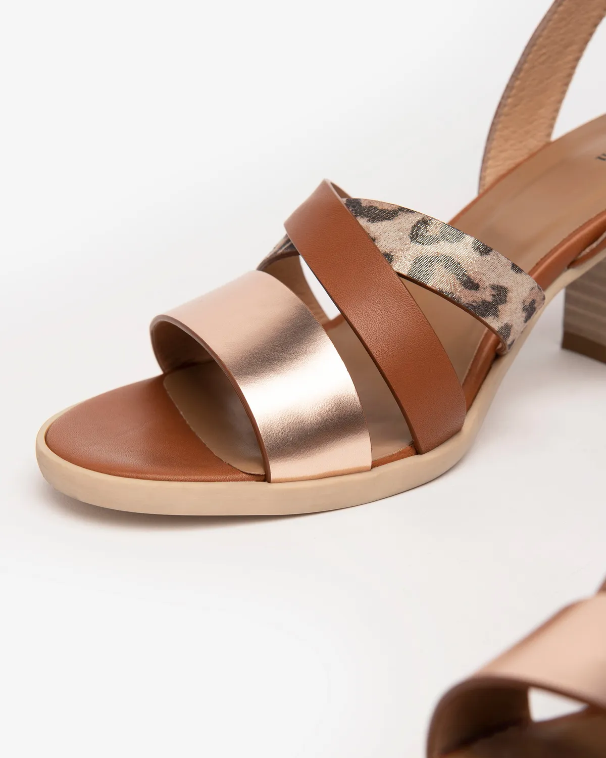 NeroGiardini Sandale Piele Damă Toc 7 cm Vară