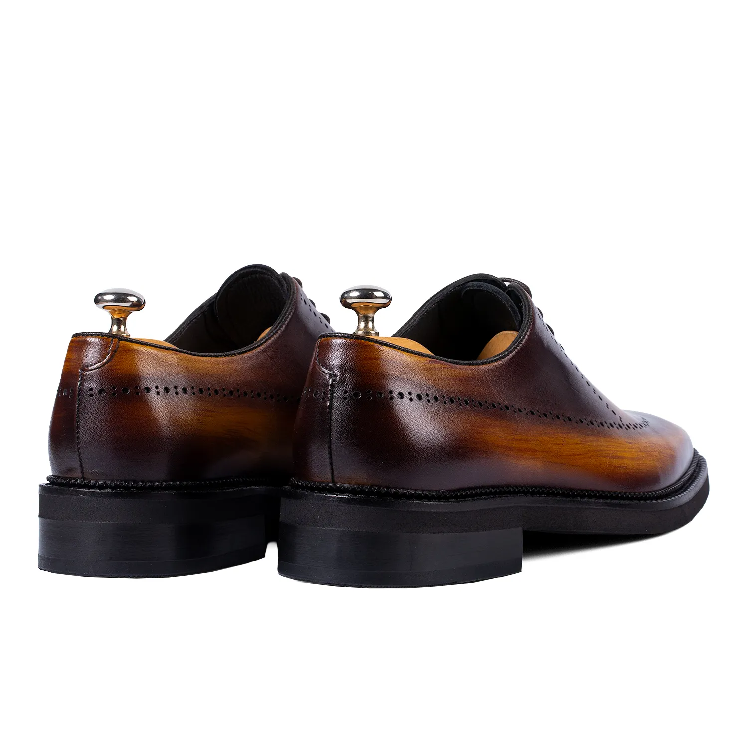 Lucas Shoes Elegant 906 pantofi yellow patina piele naturala