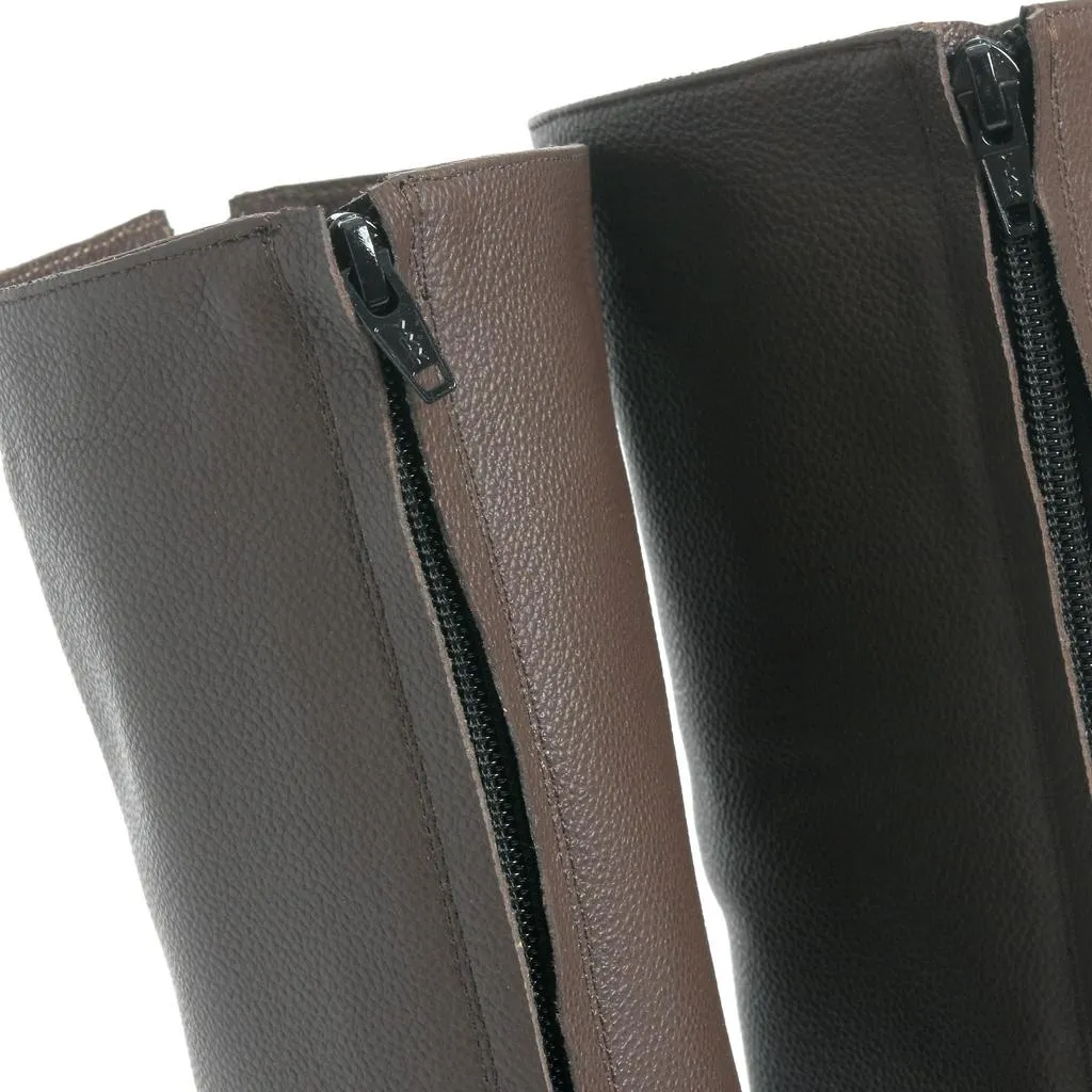 Ana Urbana Shoes Anne Marie cizme maro piele