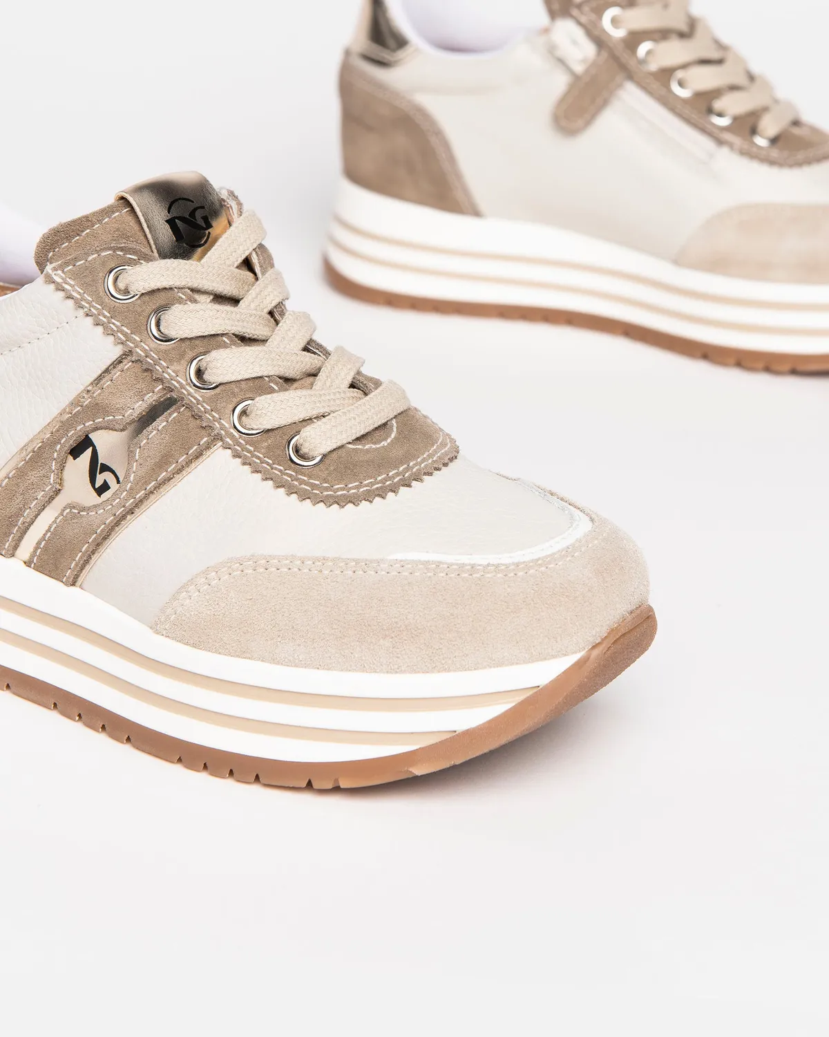 NeroGiardini Teens sneakers piele fete talpa usoara DryGo