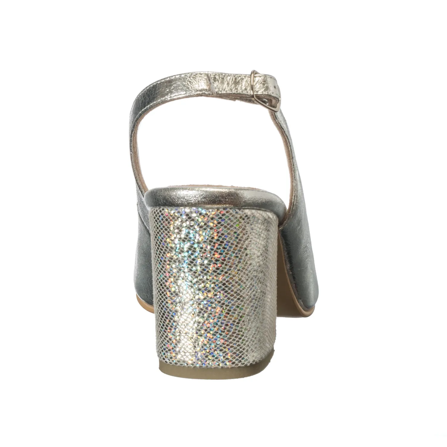 Catinca Shoes S29 AS sandale damă argintiu sidef piele