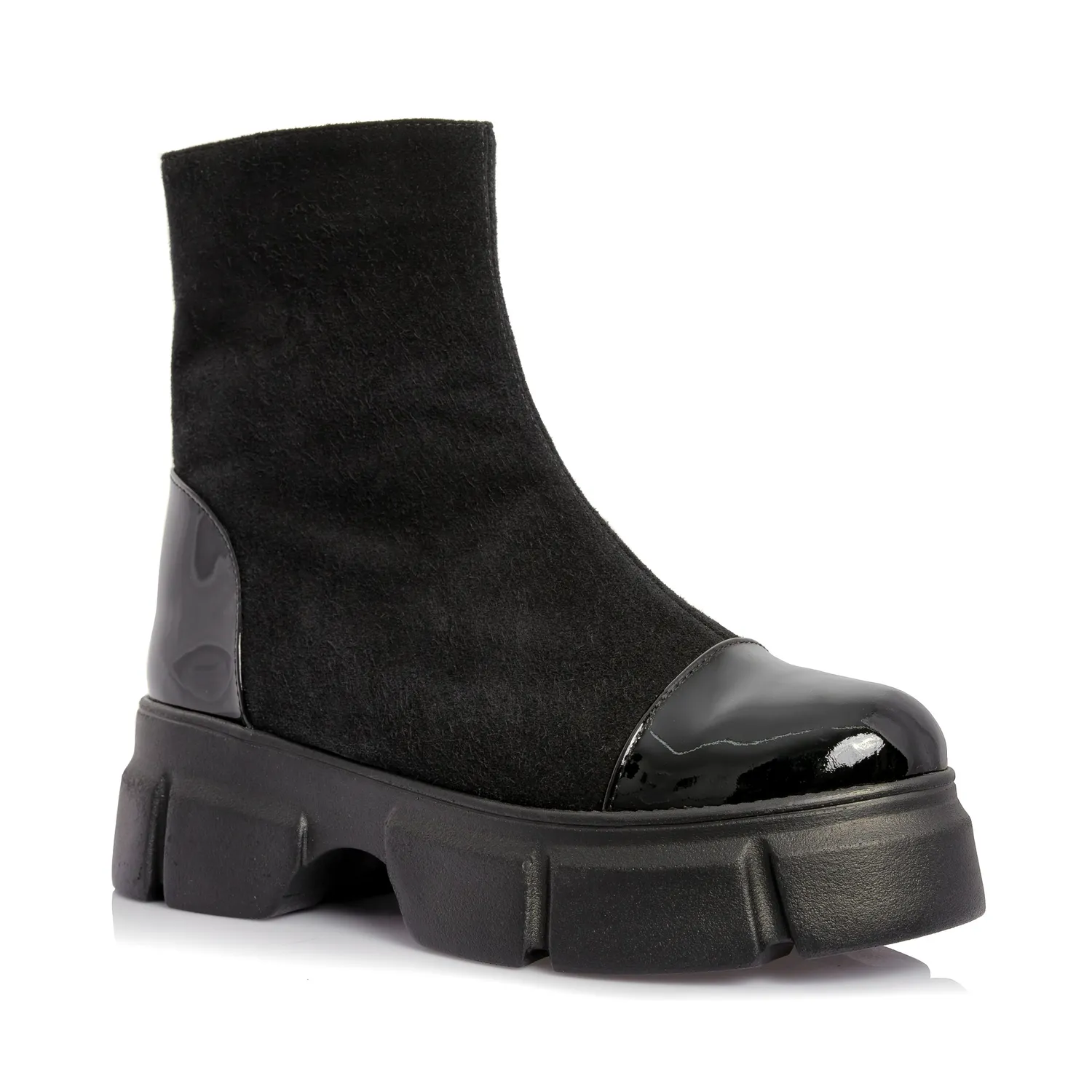 Catinca Shoes BC25F NAL bocanci dama piele neagra