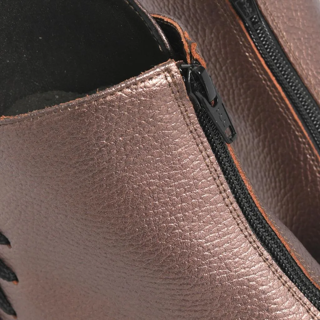 Ana Urbana Shoes Yasmina bocanci aurii metalizați