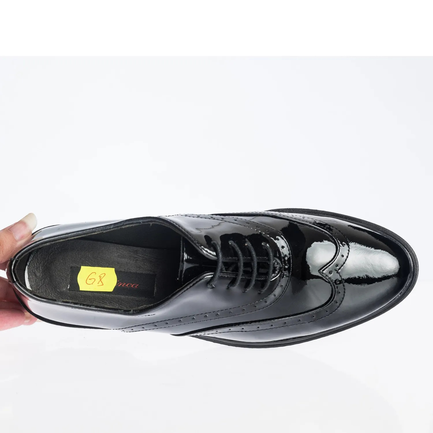 Catinca Shoes G8 NL pantofi dama piele naturala negru lac