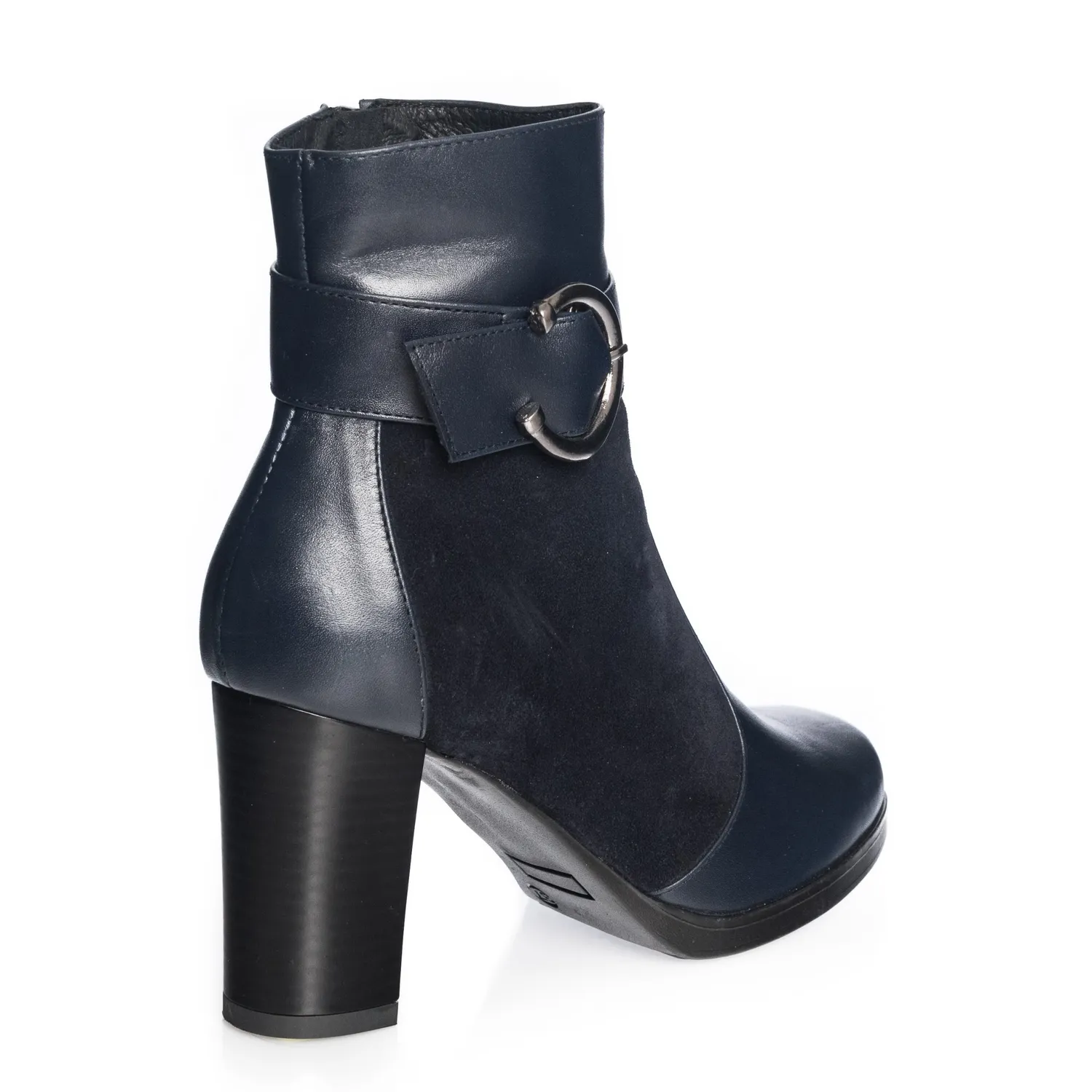 Ghete dama piele naturala Catinca Shoes GX25 BAB blu
