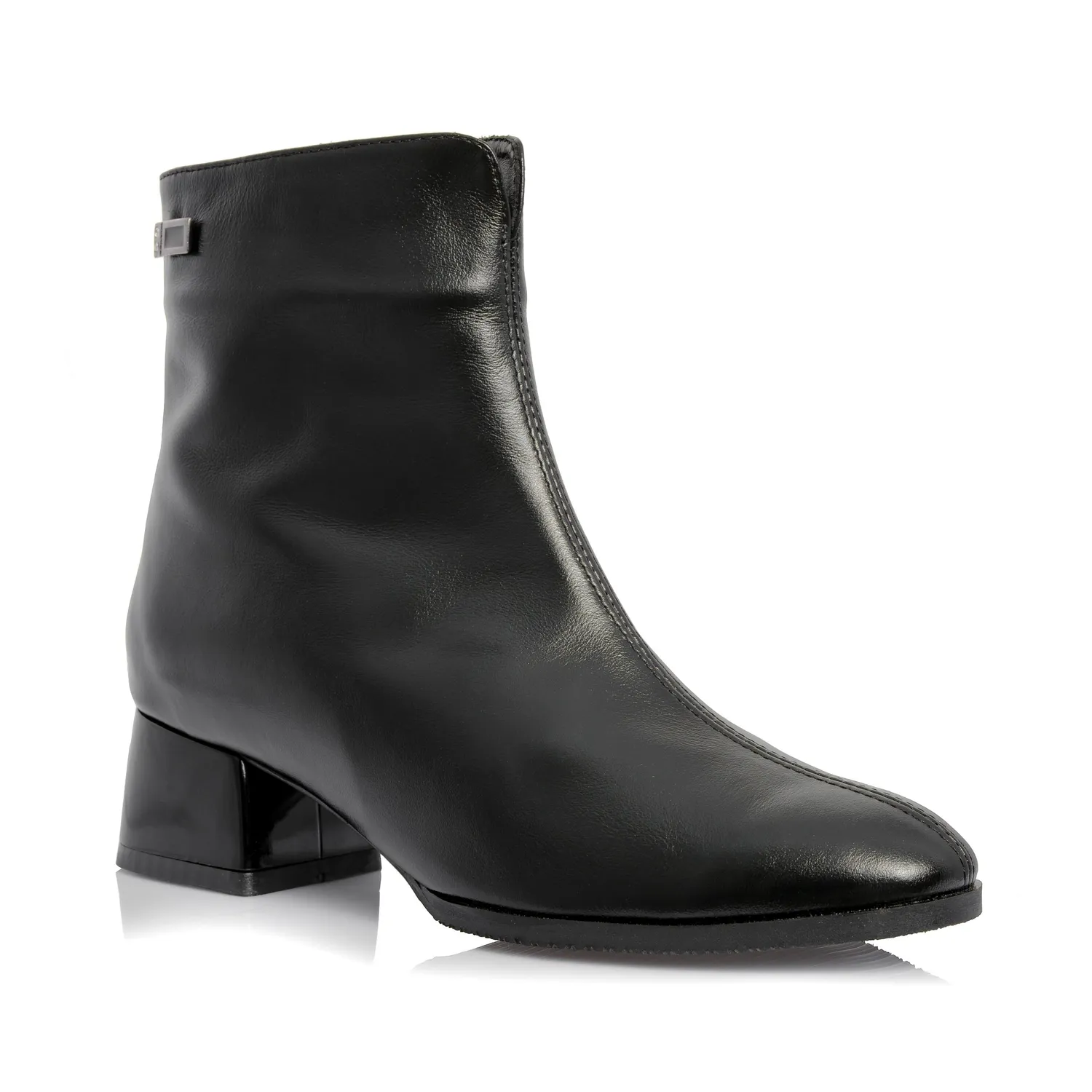 Catinca Shoes G77 NE ghete dama piele negru box