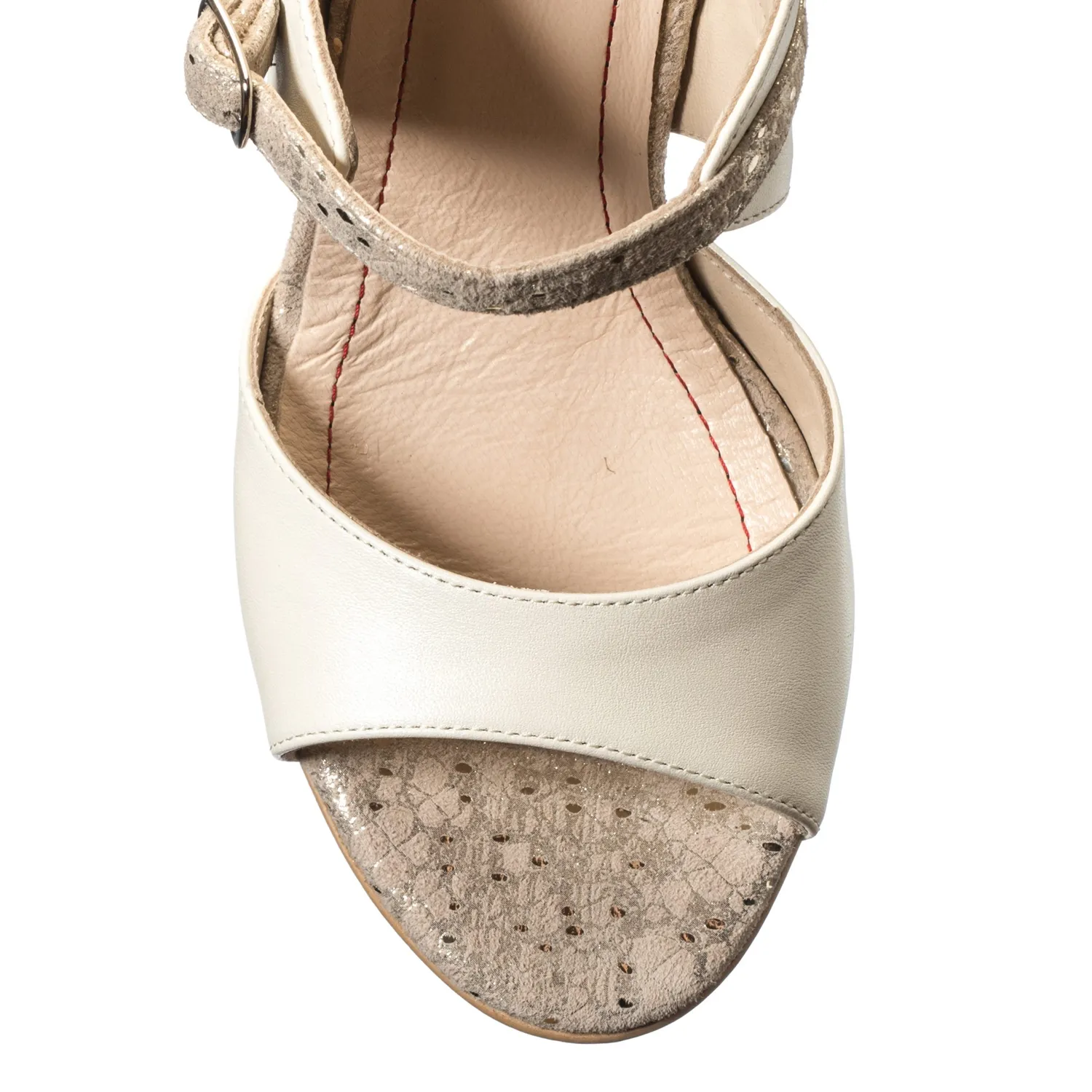 Catinca Shoes S101 BFA sandale dama bej piele naturala