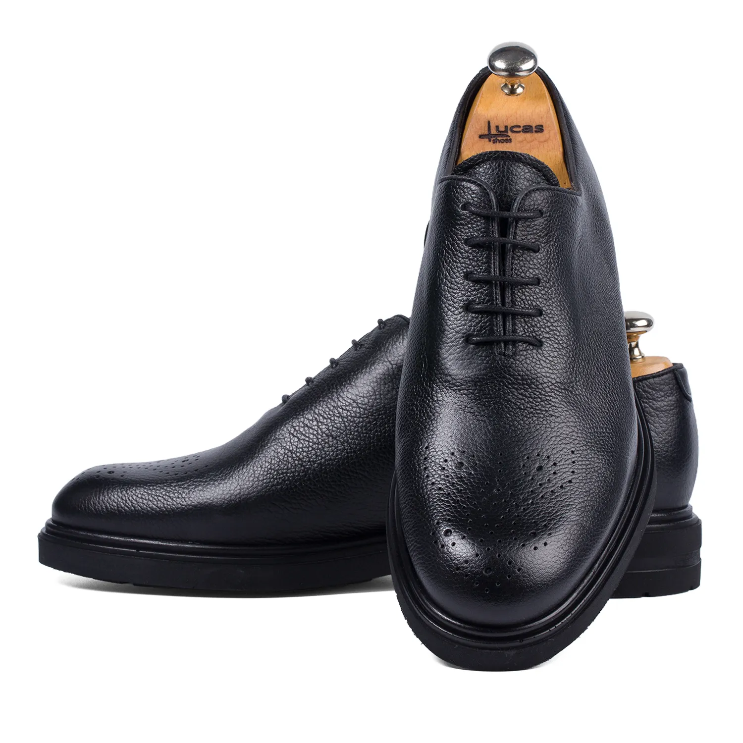 Lucas Shoes Elegant 900 Oslo pantofi bărbați negri piele