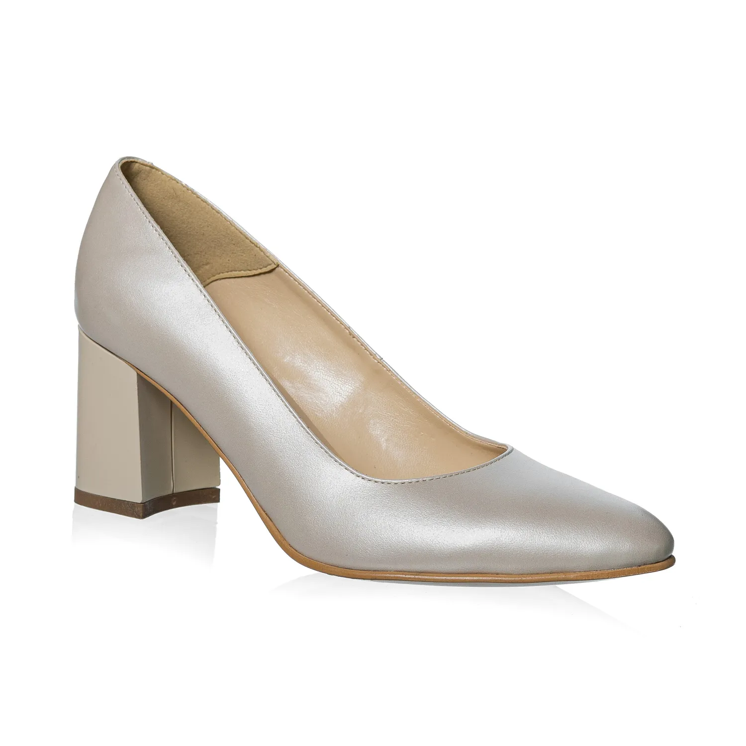 Catinca Shoes R7 BS pantofi dama piele bej sidef