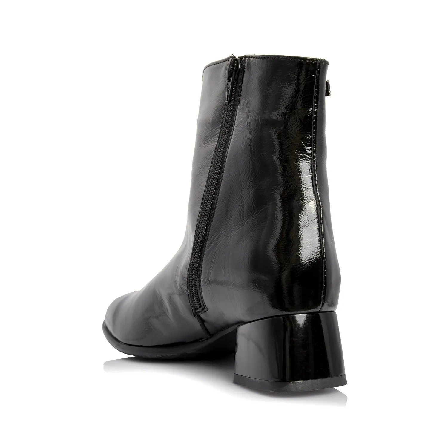 Catinca Shoes G77 NL ghete damă piele negru lac