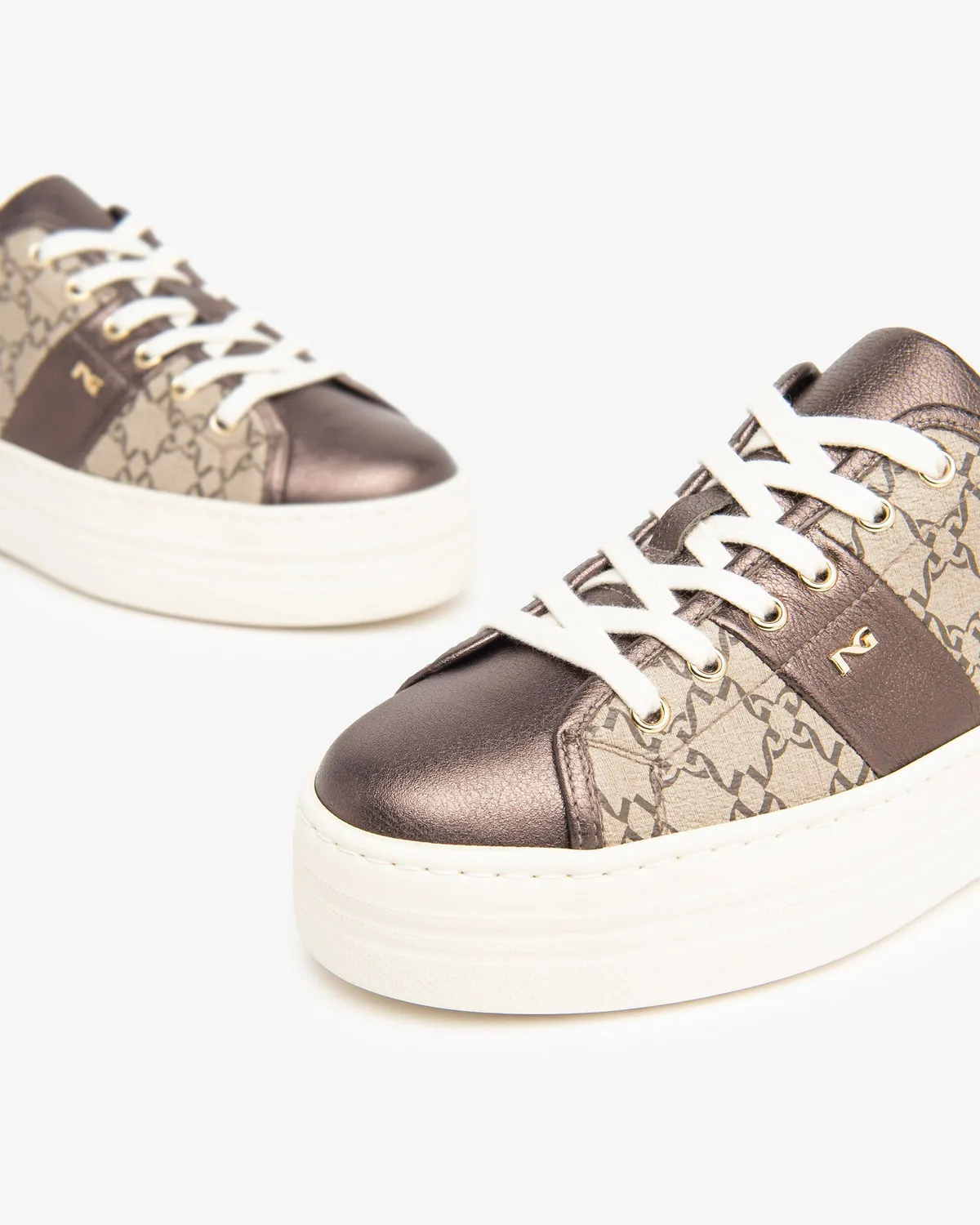 NeroGiardini sneakers dama piele cu tesatura tehnica