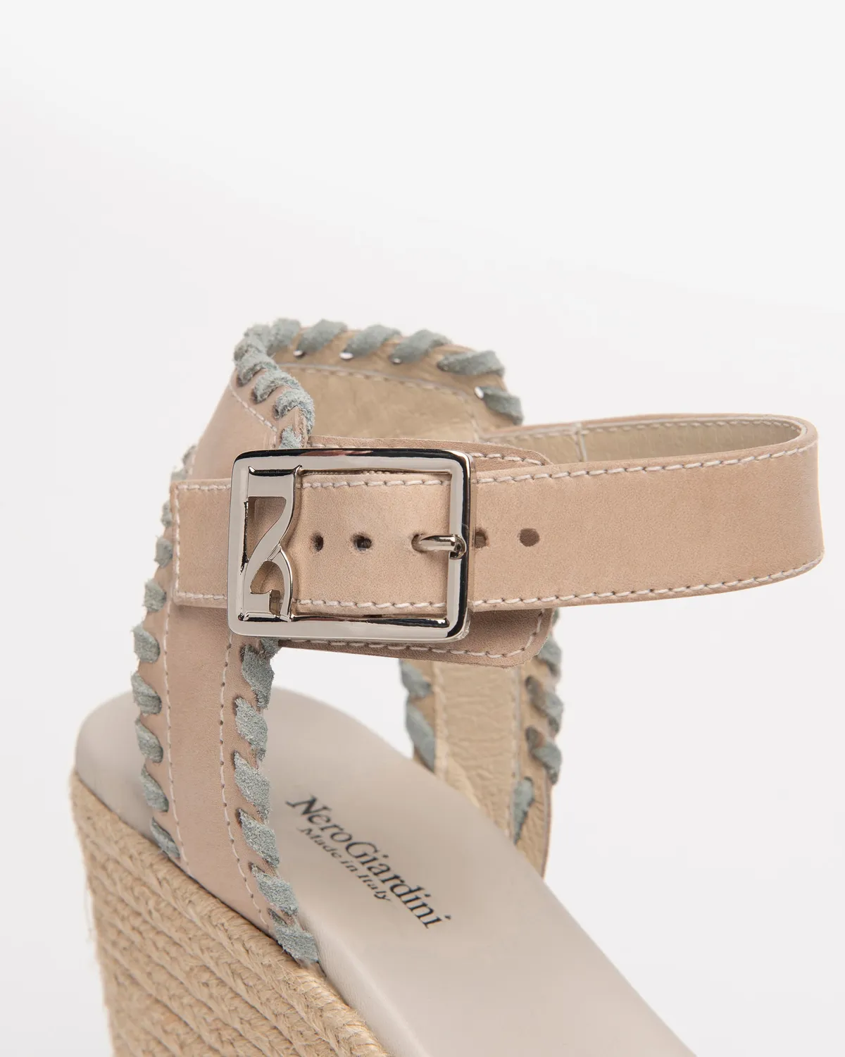 NeroGiardini sandale piele damă toc pană 10 cm