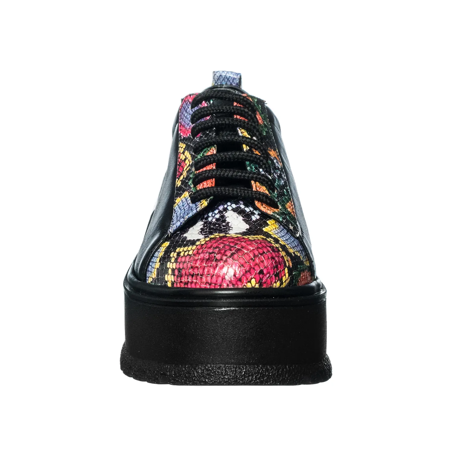Catinca Shoes X3 NBSR pantofi dama piele negru cu rosu