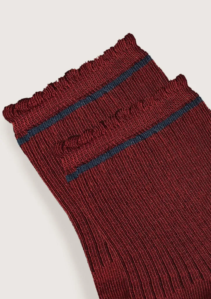 Flagelus Robin Hood sosete scurte bordo bumbac 36-42