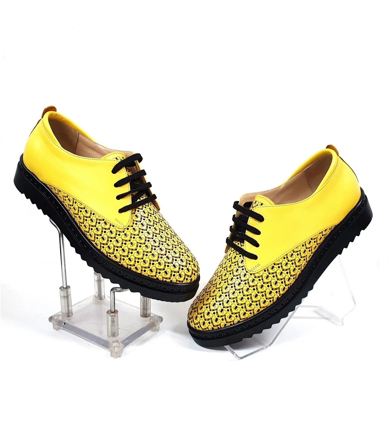 Catinca Shoes XP5 G pantofi dama piele naturala galben
