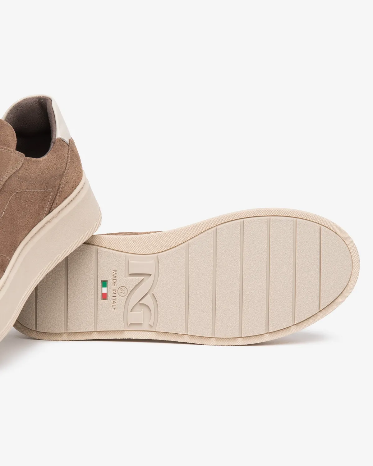 NeroGiardini sneakers dama piele intoarsa platforma