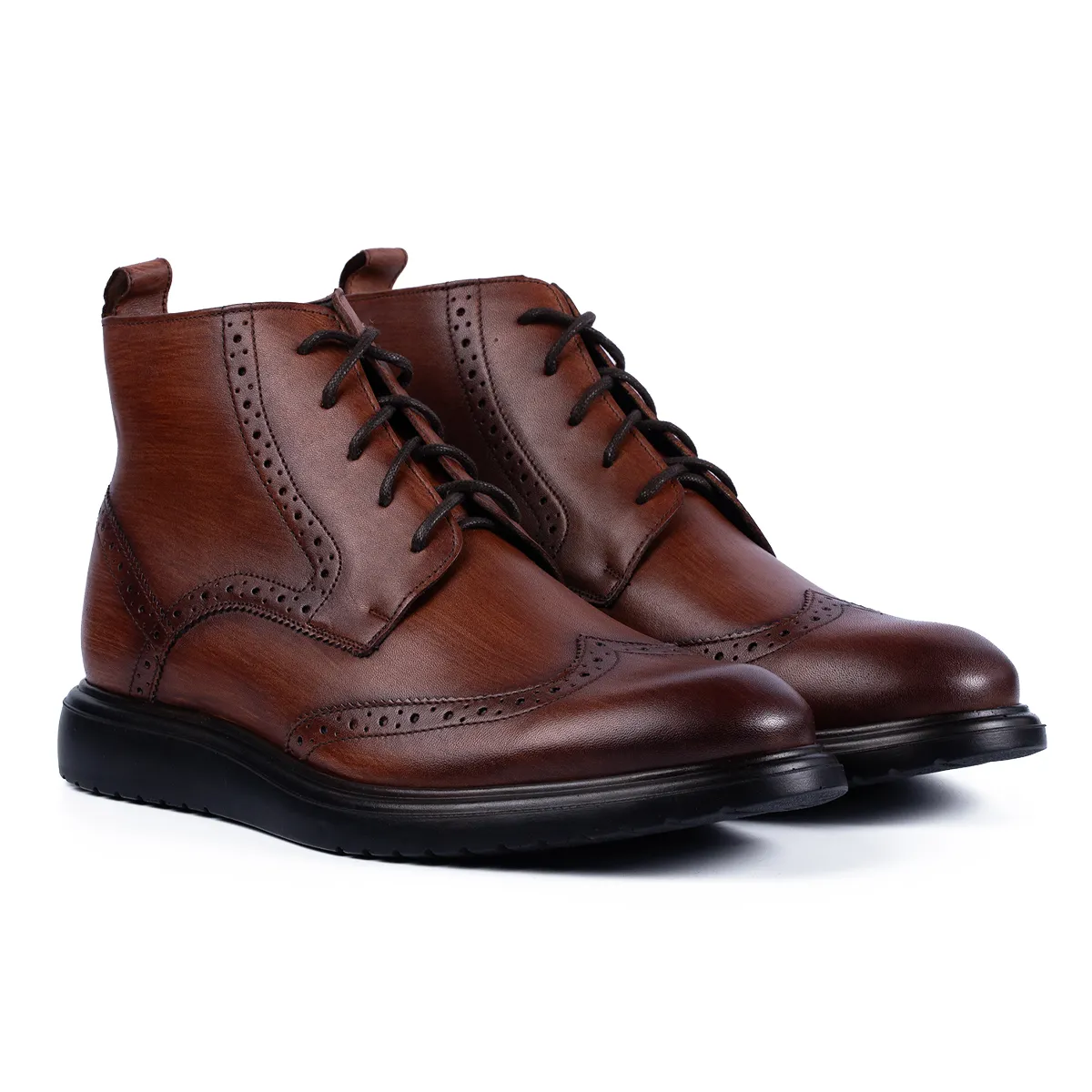 Lucas Shoes 850 Dudu ghete barbati coniac piele iarna