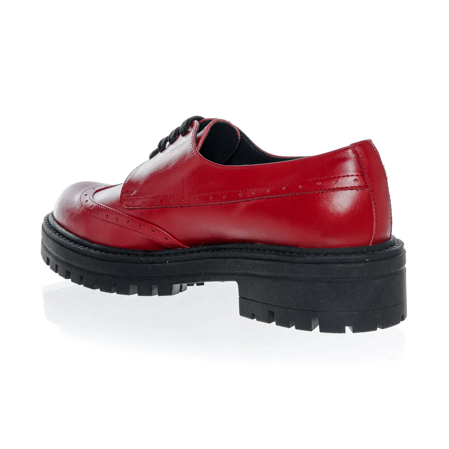 Catinca Shoes G9 RB pantofi dama piele naturala rosu