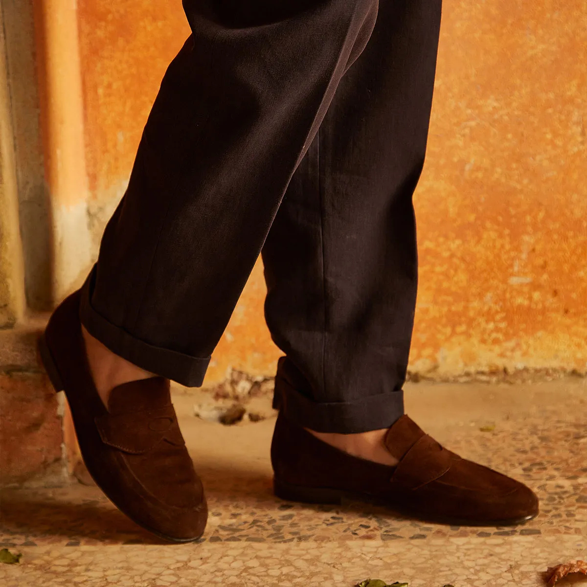 Cecilia Bringheli Fornillo pantofi Slip-on maro piele intoarsa