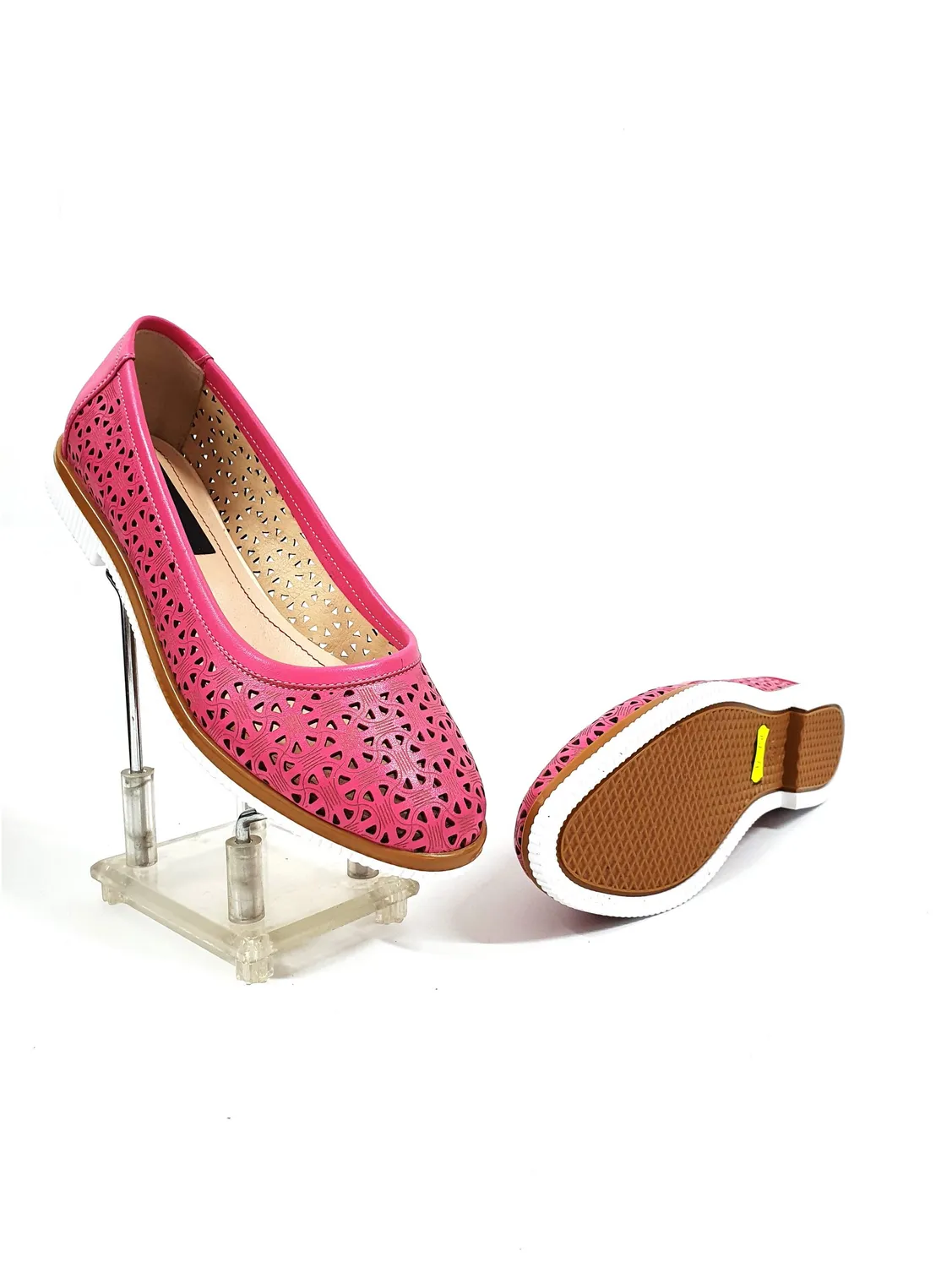 Catinca Shoes BL 4 R balerini dama piele roz