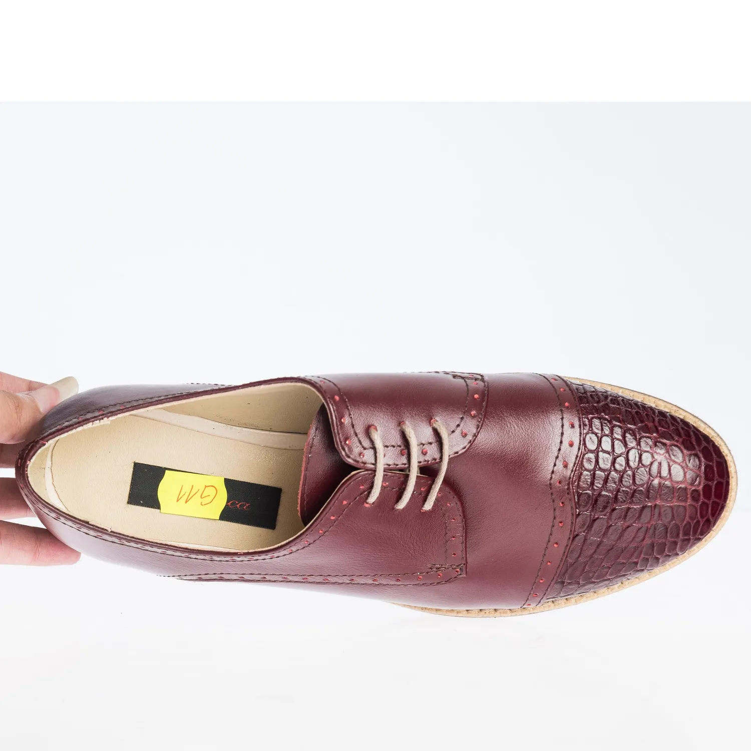 Catinca Shoes G11 B pantofi damă bordo piele