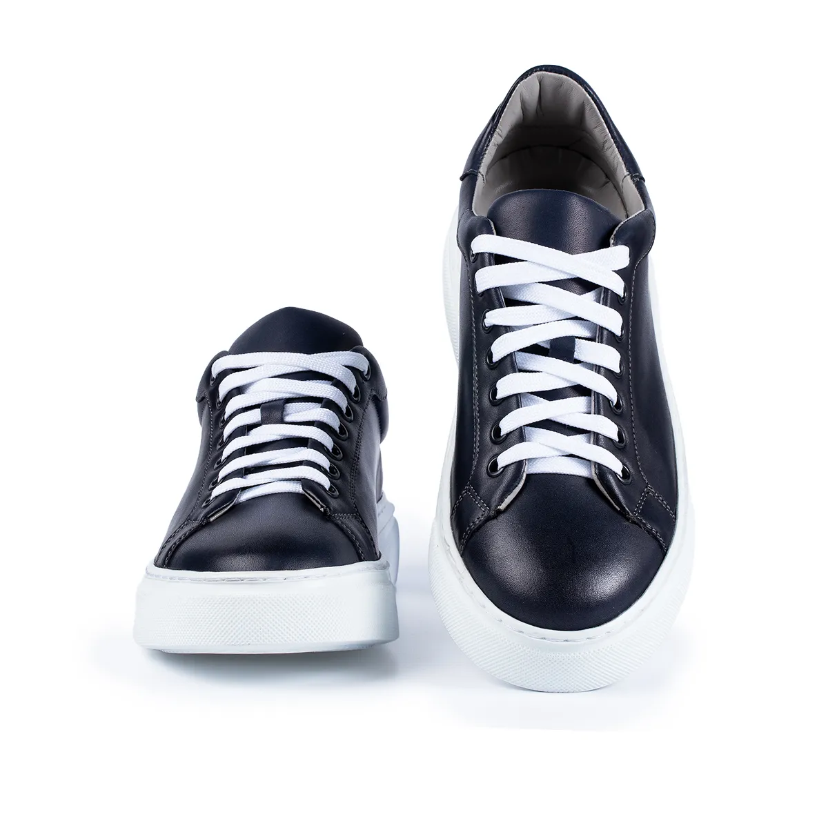 Lucas Shoes 510 sneakers mexic blue piele naturală