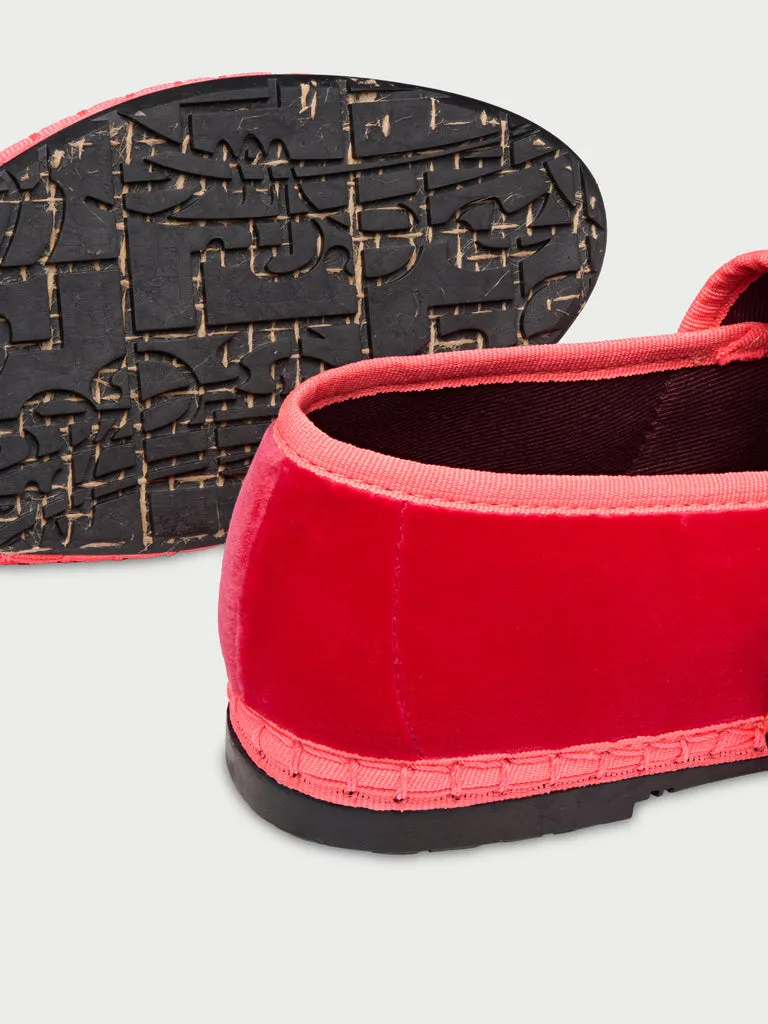 Flagelus Sophie Love Fuchsia pantofi dama catifea