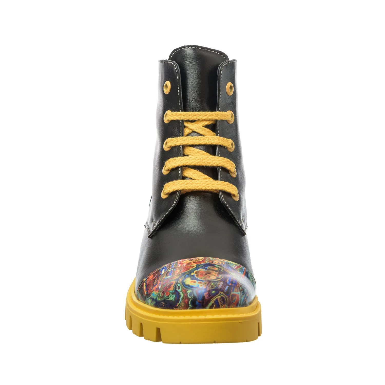 Catinca Shoes BC26 NBP bocanci negri piele naturală