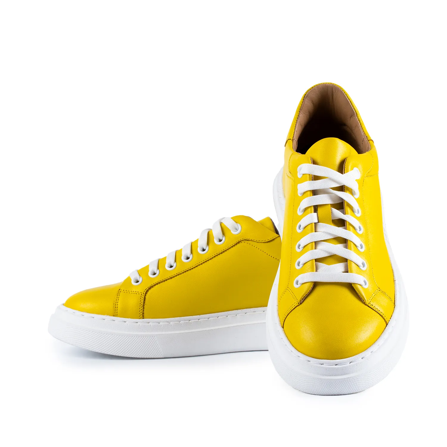 Lucas Shoes 510 Chile sneakers barbati galben piele
