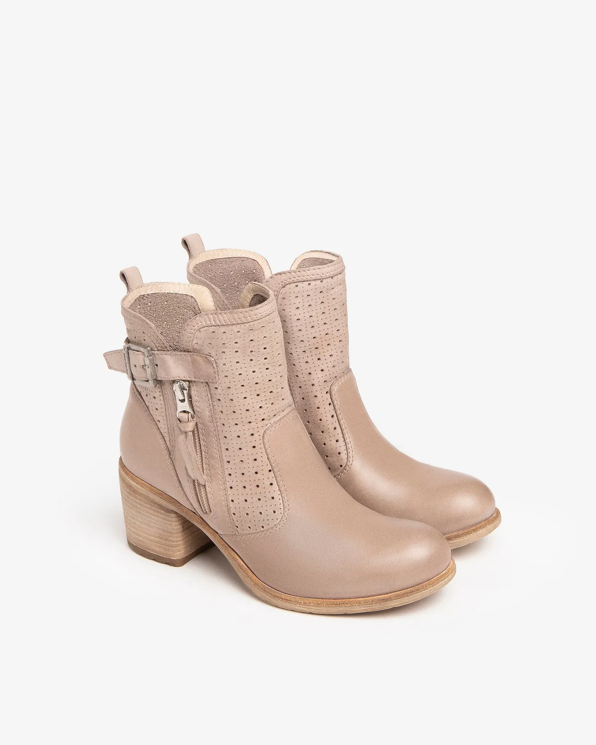 NeroGiardini botine dama piele scurte glam