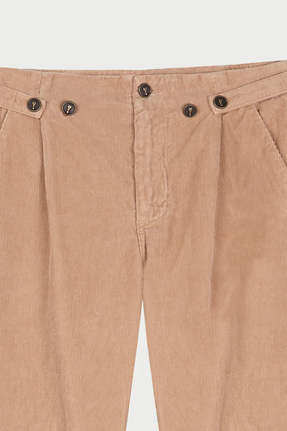 Flagelus Grove Grain Jeans blugi corduroi talie inalta