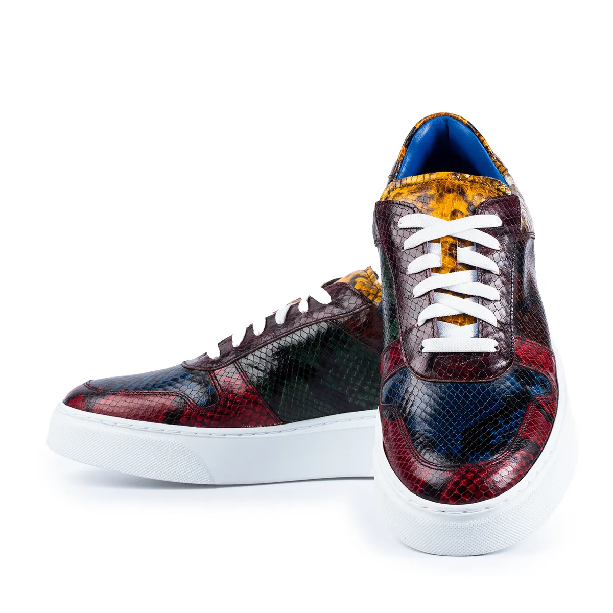 Lucas Shoes Sneaker 001 Exclusive pantofi piele croco