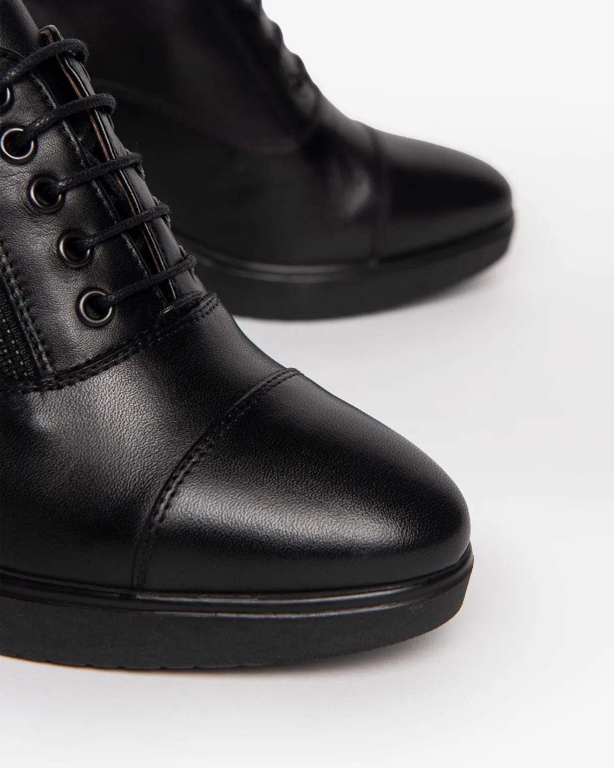 NeroGiardini pantofi piele dama cu siret oxford