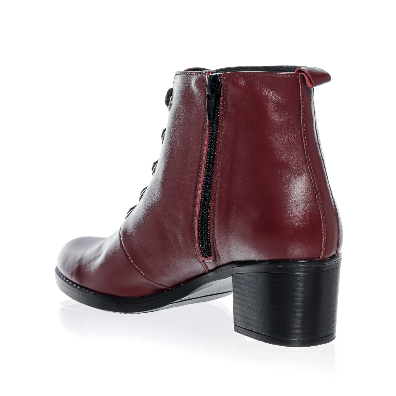 Catinca Shoes GX56 BC ghete damă piele naturală bordo box