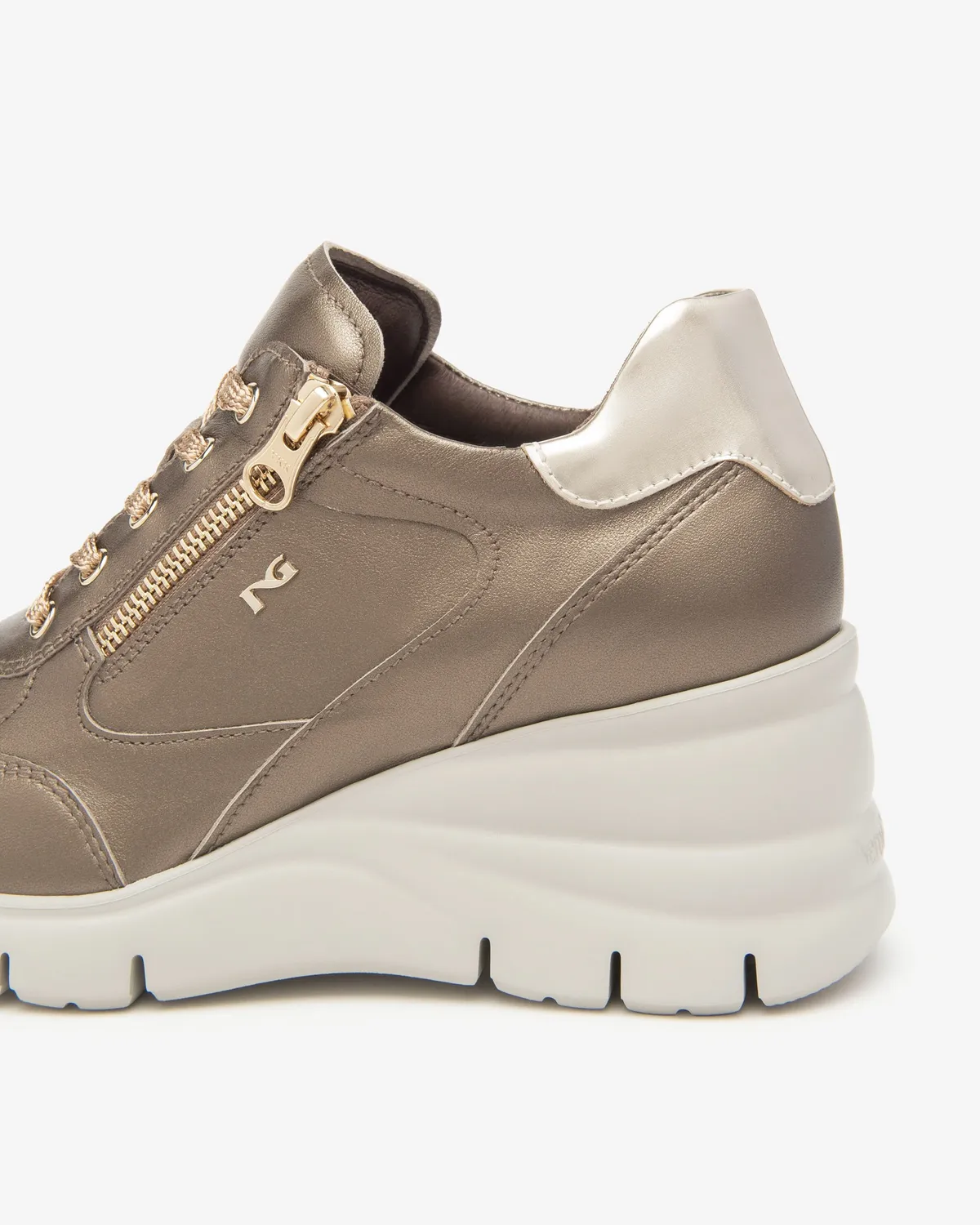 Sneakers dama NeroGiardini piele si material tehnic