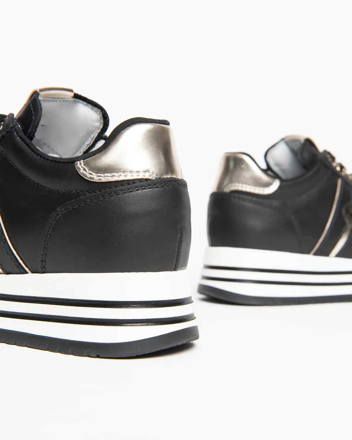 NeroGiardini Teens sneakers piele fete cu scai