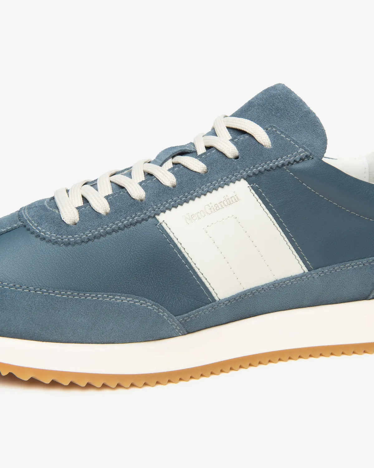 Sneakers barbati NeroGiardini piele intoarsa vara