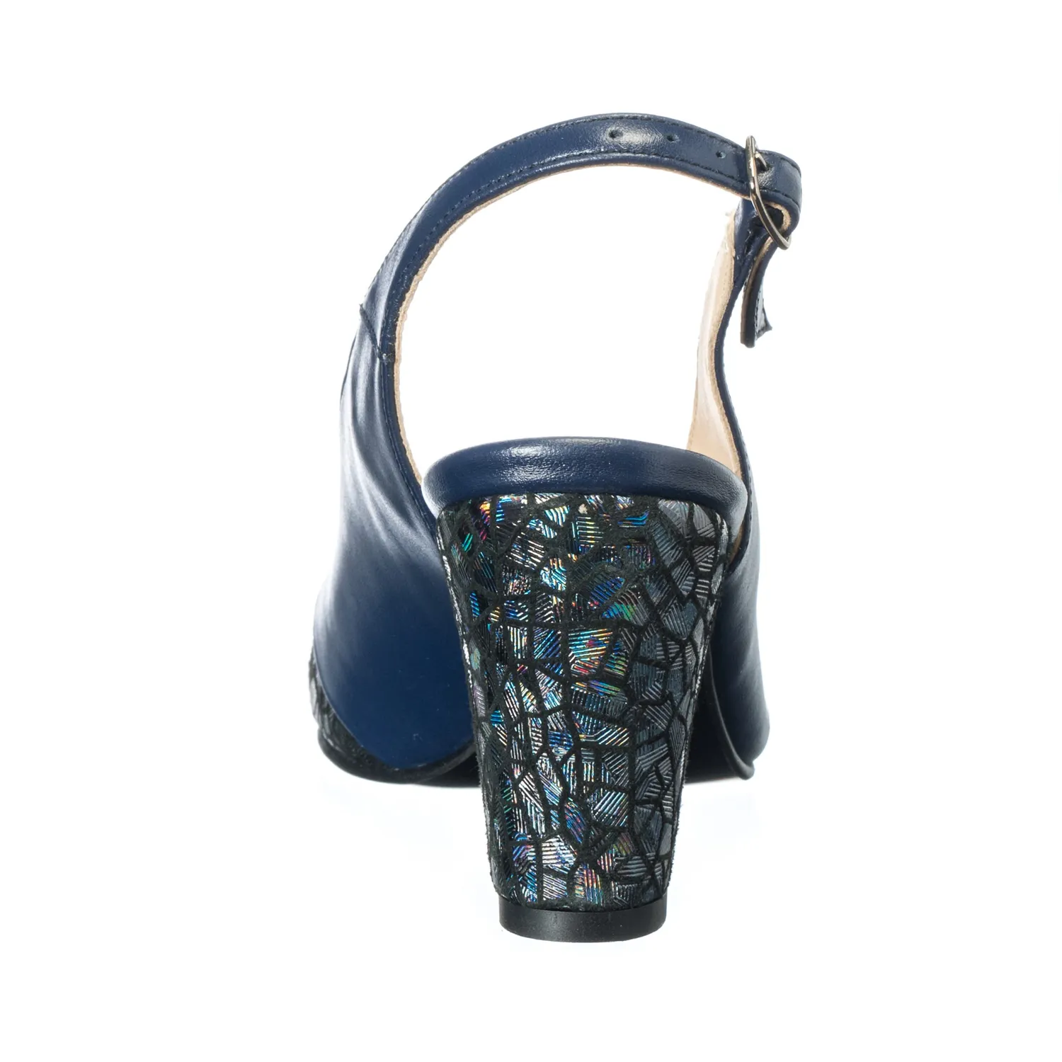 Catinca Shoes R9 BSZ sandale damă piele bleumarin solzi