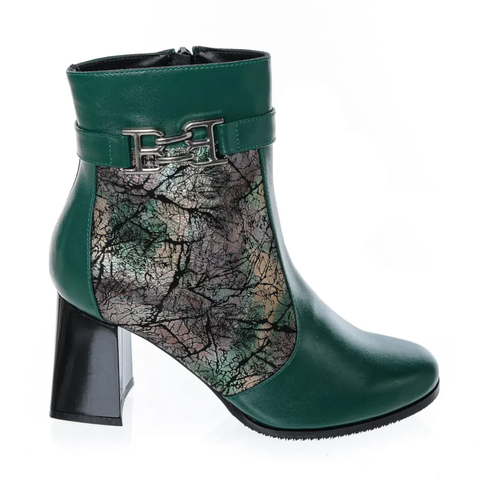 Catinca Shoes GX32 VBS ghete dama piele naturala verde