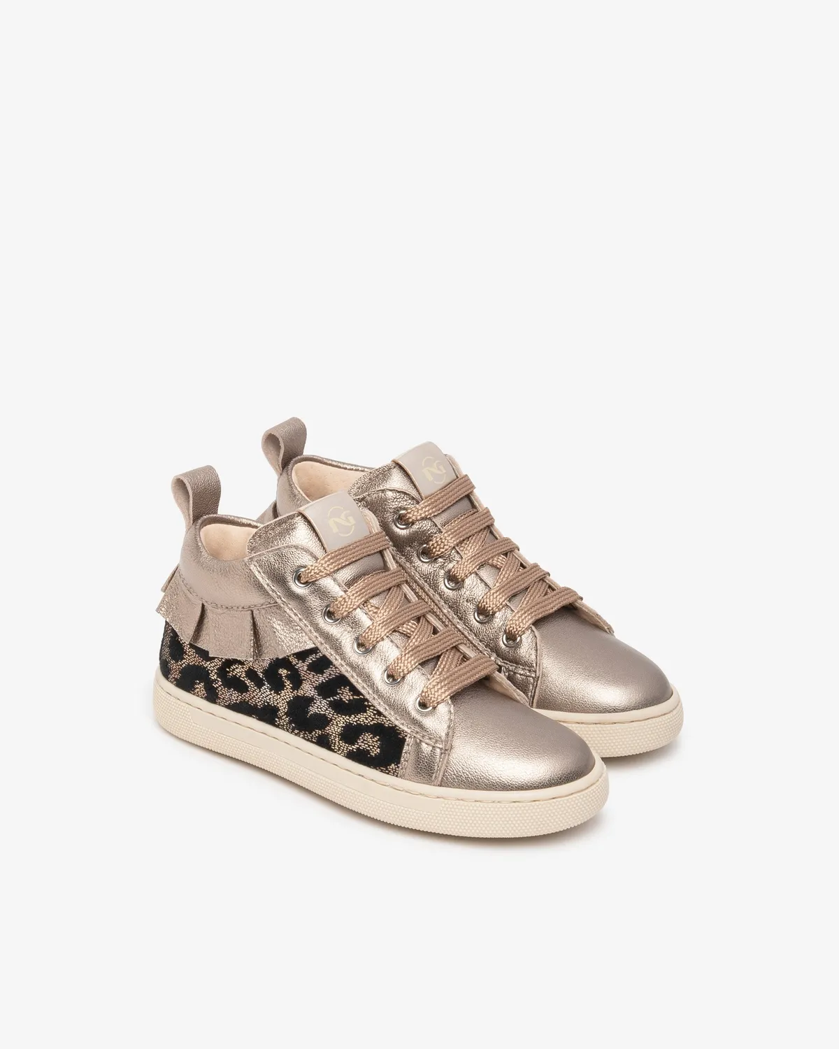 NeroGiardini Sneakers Piele Fetite 25-30 Animal Print