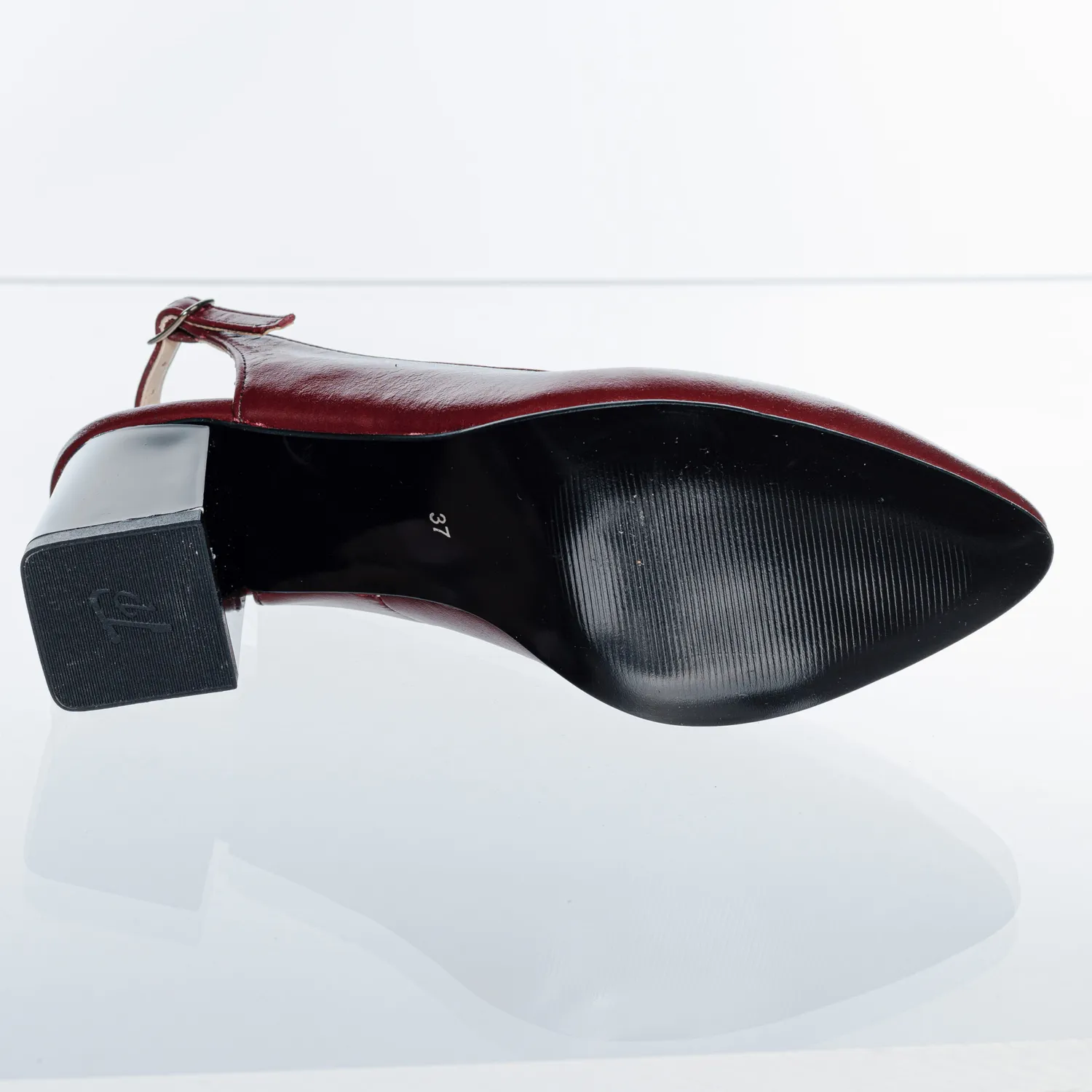 Catinca Shoes D30 BBF sandale dama piele bordo flori
