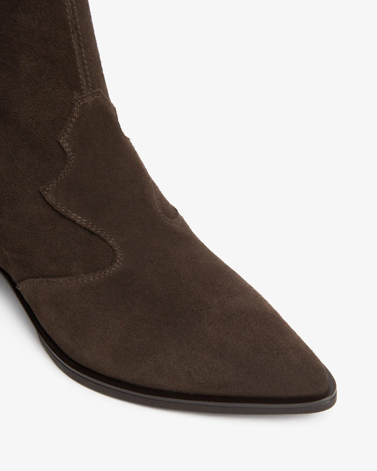 NeroGiardini botine dama western piele intoarsa