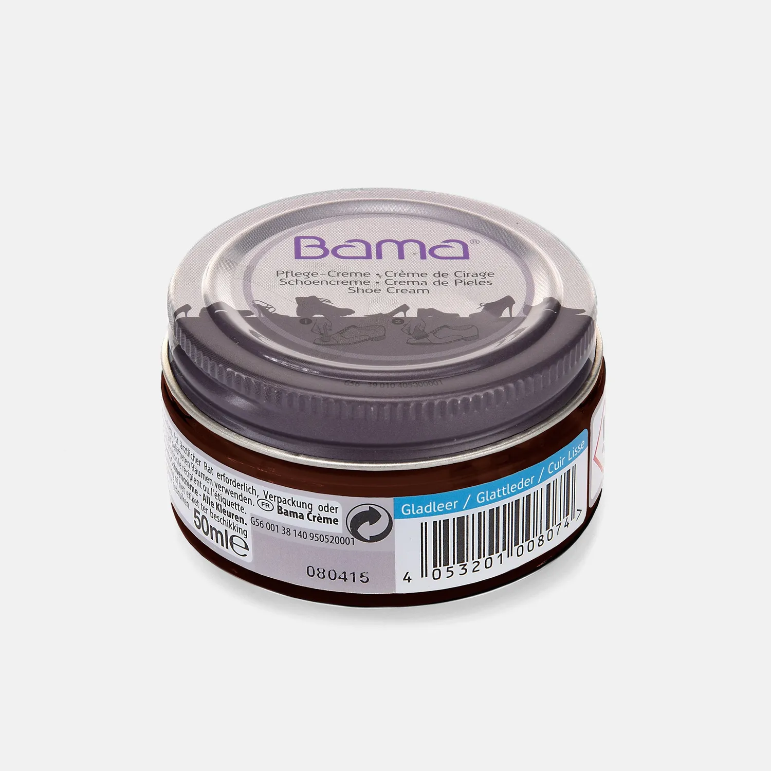 BÄR cremă îngrijire pantofi bordeaux 50 ml