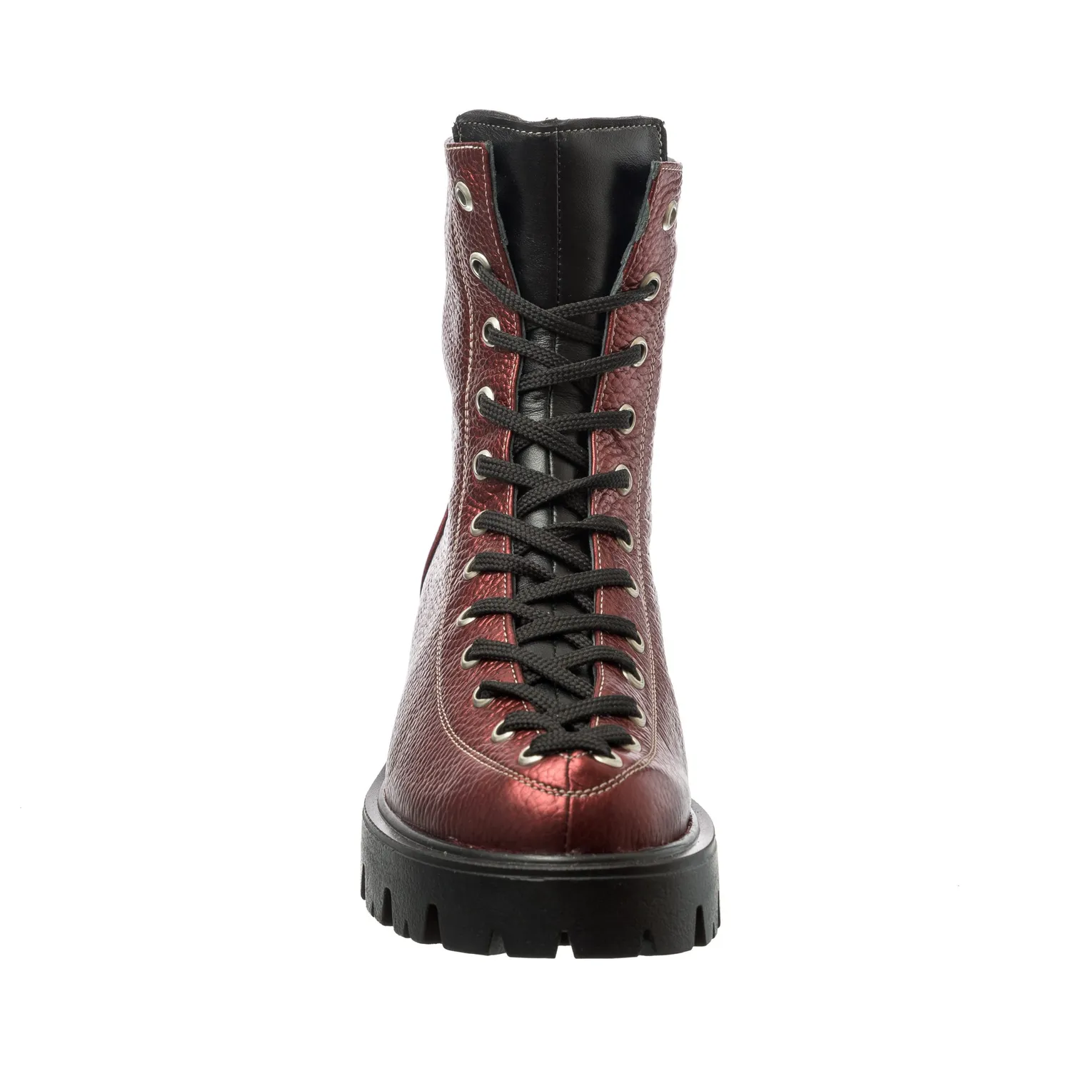 Catinca Shoes BC23 BoSNB bocanci damă bordo sidef negru box