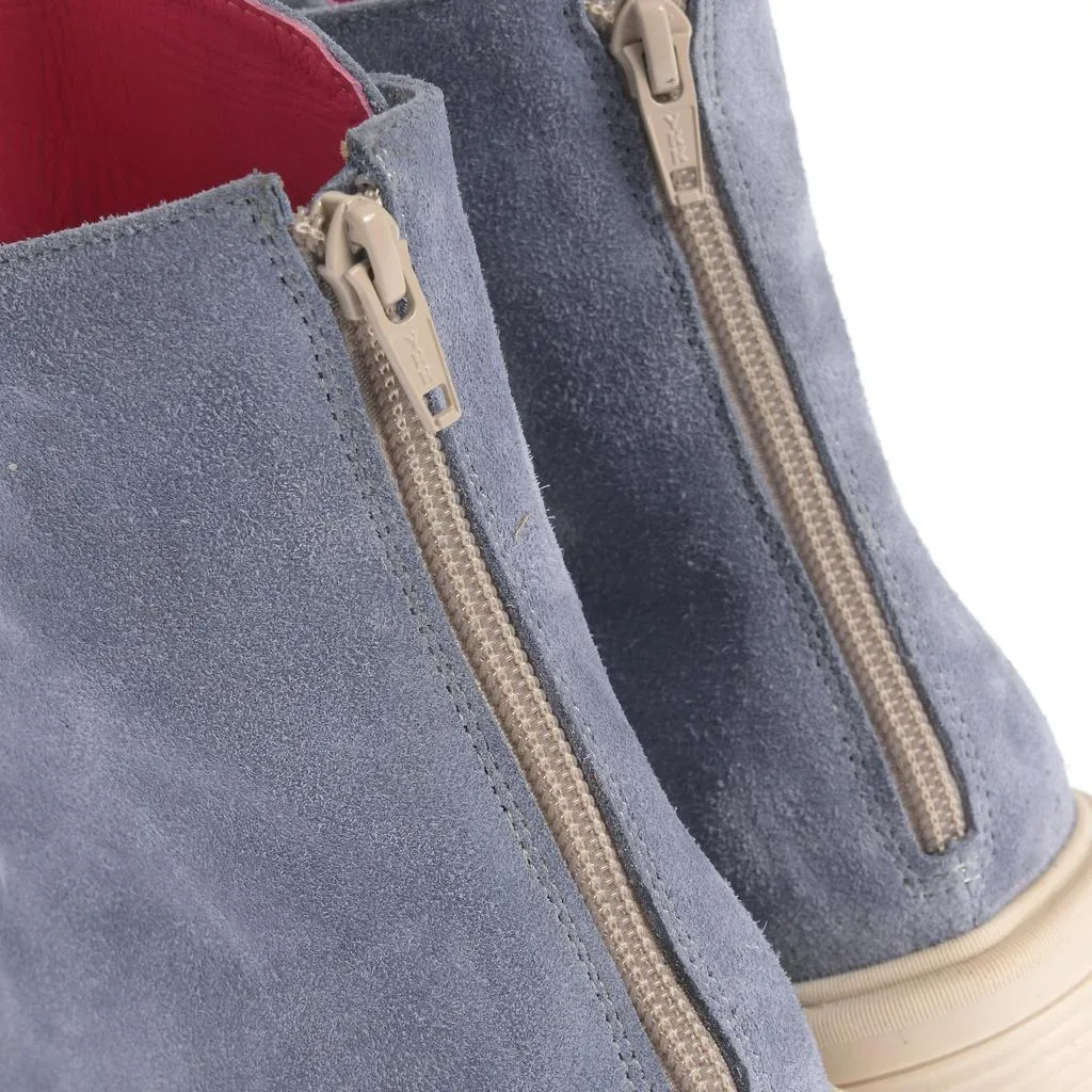 Ana Urbana Shoes Yasmina bocanci albastri piele întoarsă