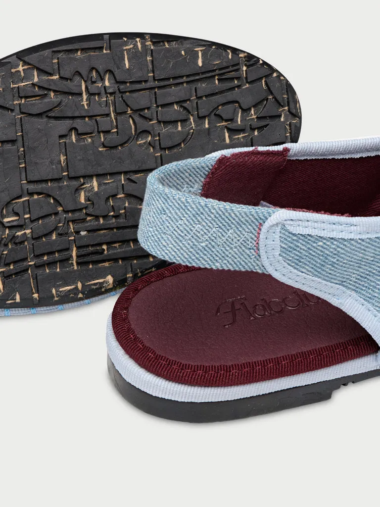 Flagelus Narnia Light Denim Blue papuci denim