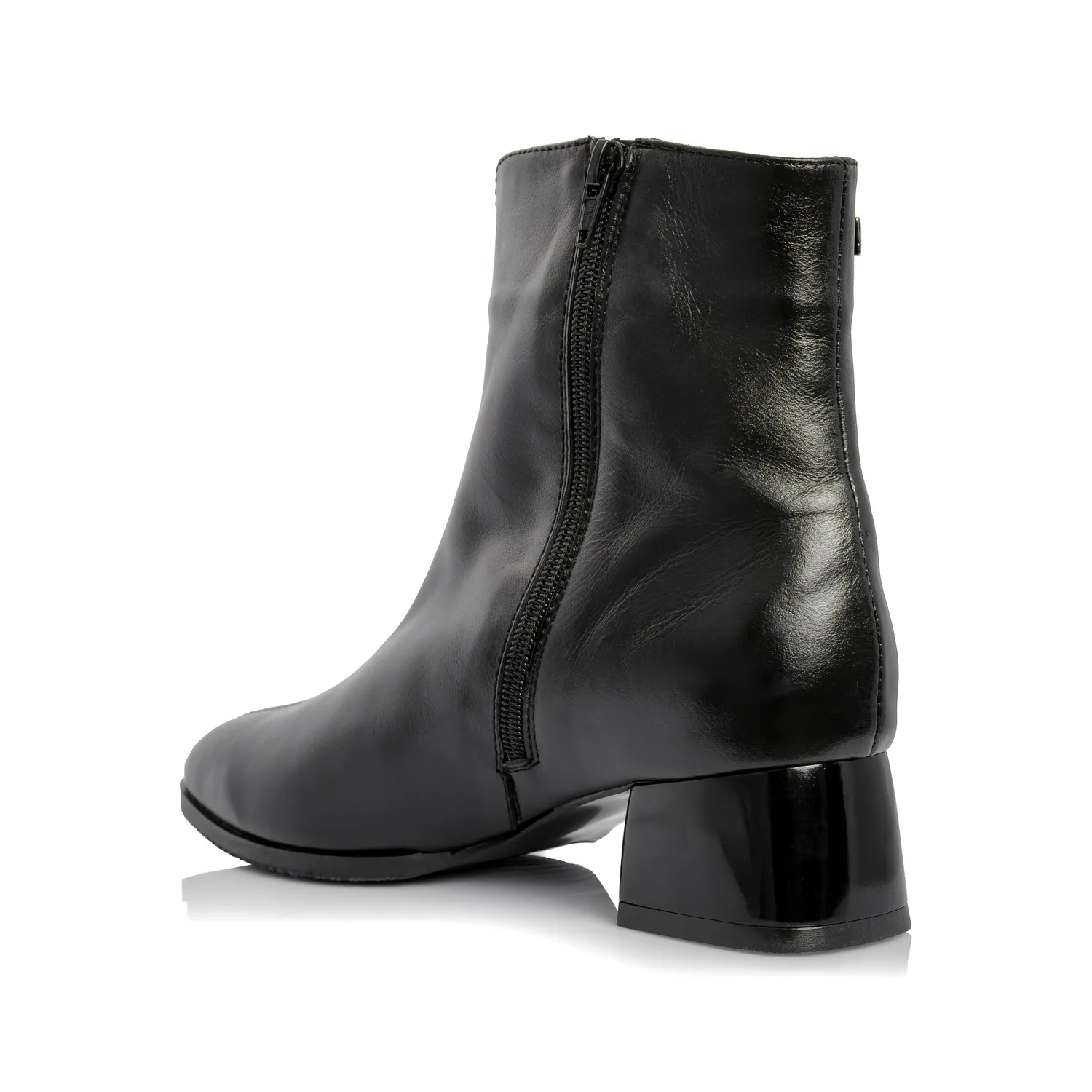 Catinca Shoes G77 NE ghete dama piele negru box